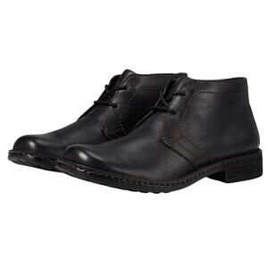 Born Mens Harrison Ankle Boot US 11.5M EU 45.5 Black Leather NIB